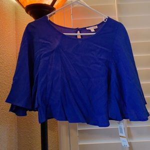 2/$10 💝 Batwing sleeve top royal blue Gianni Bini